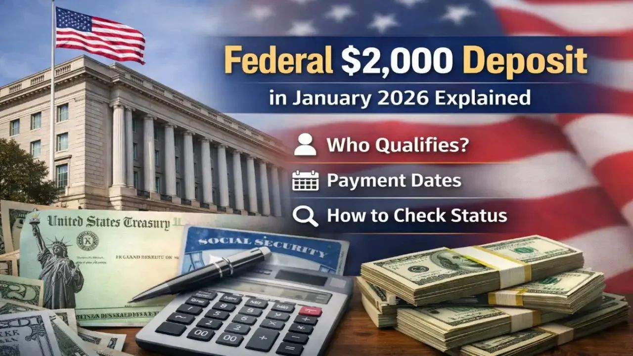 Federal $2,000 Deposit in January 2026 Explained: Who Qualifies, Payment Dates, and How to Check